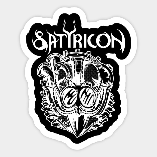 Satyricon king Sticker by Sasaku